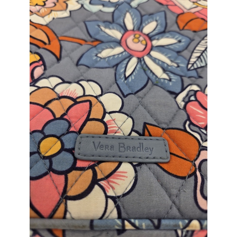 Vera Bradley Laptop Sleeve Tropical Evening Quilted Floral 14 in X 11 in - Picture 3 of 8